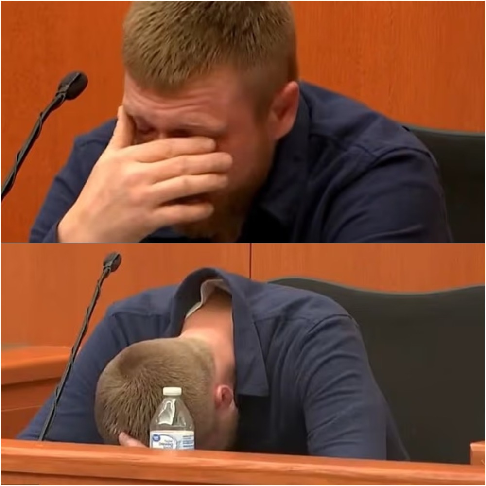 Роберт Джош Гроссман утирает слезы, давая показания на суде по делу об отравлении наркотиками